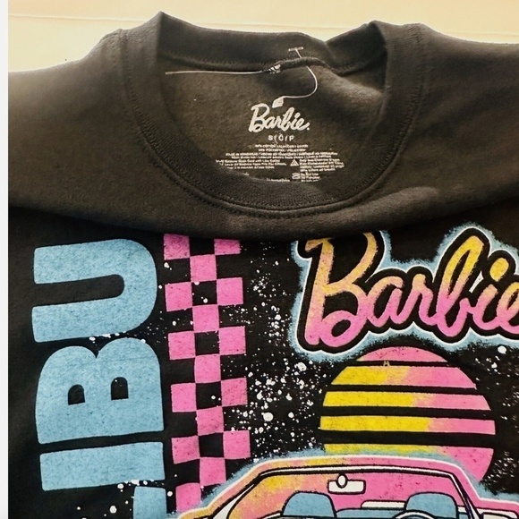 Retro Malibu Barbie Dream Car Crewneck Sweatshirt size small - Picture 2 of 6